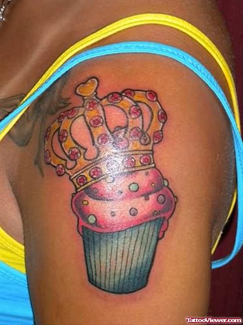 Queen Cupcake Tattoo