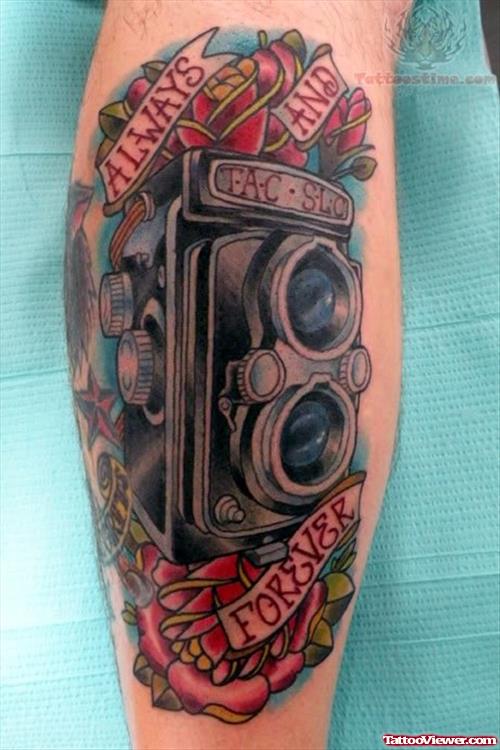 Forever Camera Tattoo