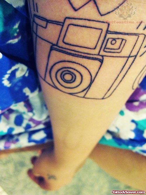 Camera Tattoo For Arm