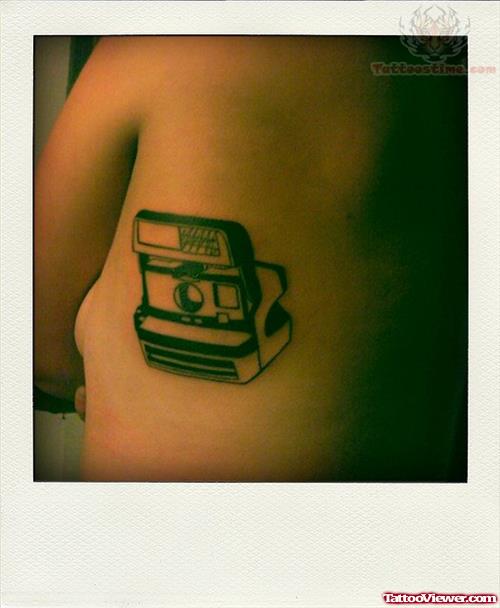 Camera Tattoo On Side