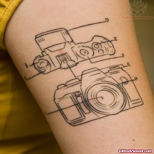 Camera Discription Tattoo