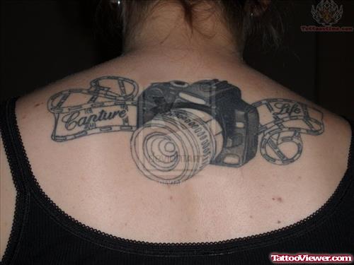 Capture Life - Camera Tattoo