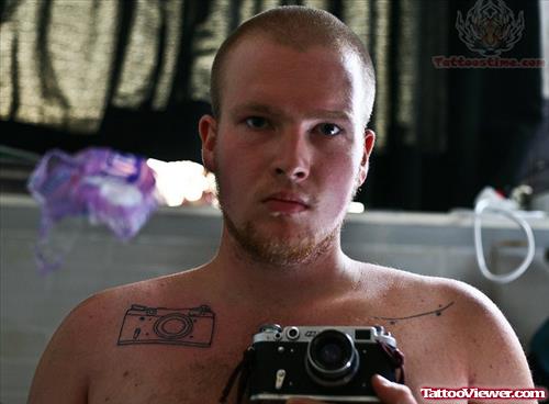 Camera Tattoo On Front