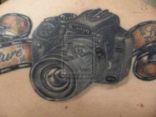Canon Photography Tattoo