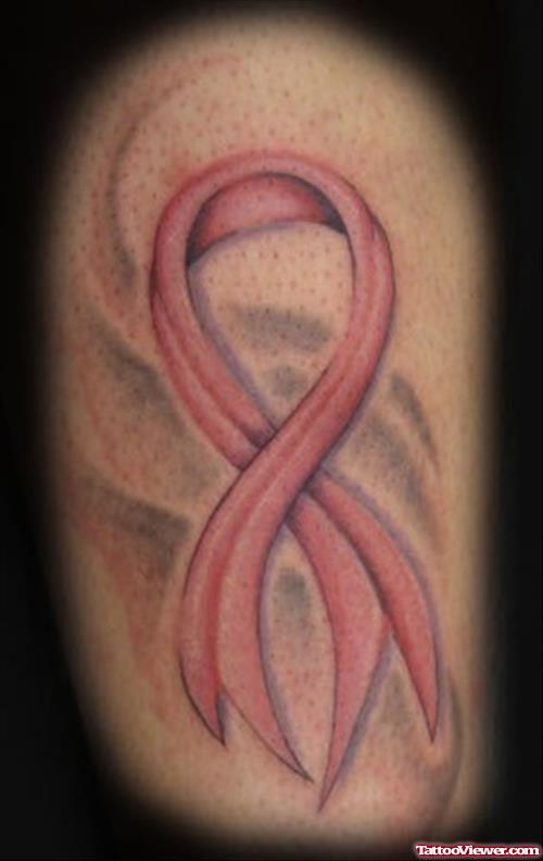 Pink Ribbon Cancer Tattoo Picture