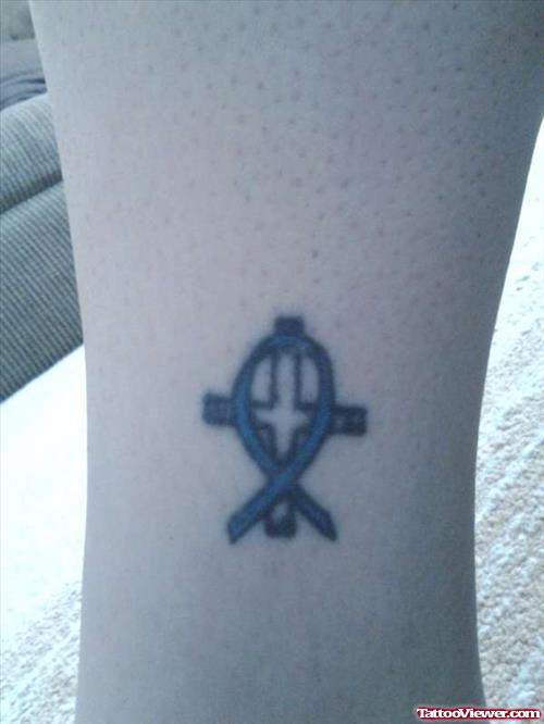 Cross And Cancer Tattoo