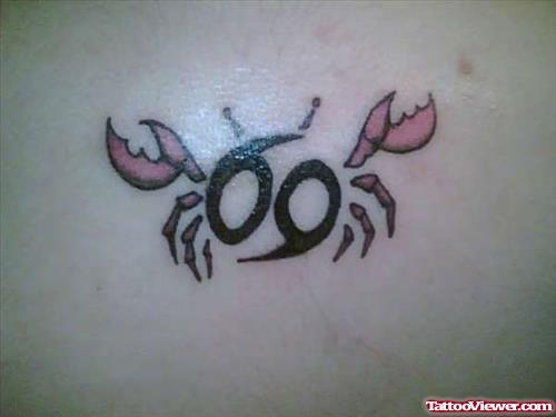 Cancer Tattoo On Back