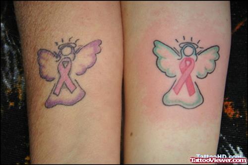 Breast Cancer Tattoos On Forearms