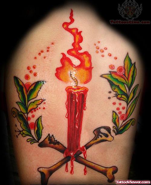 Danger Candle Tattoo