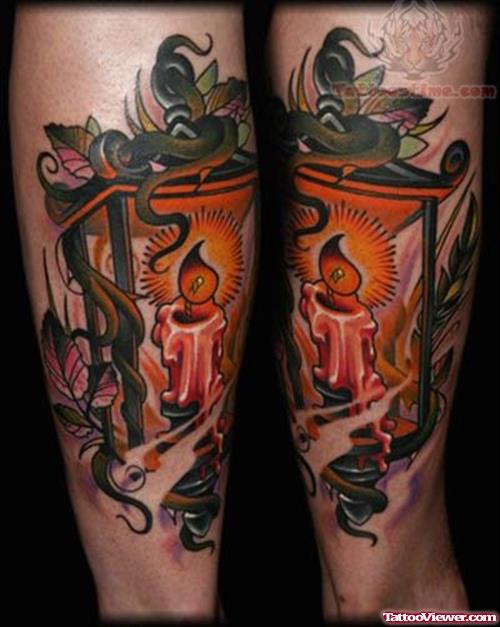 Candle Cover Tattoo