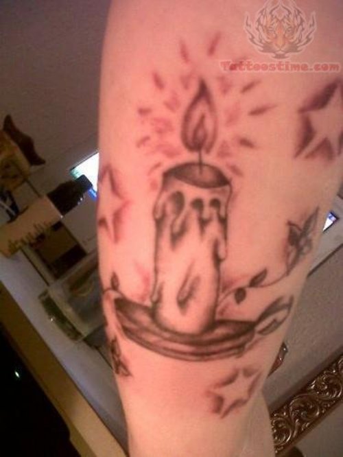 New Candle Tattoo