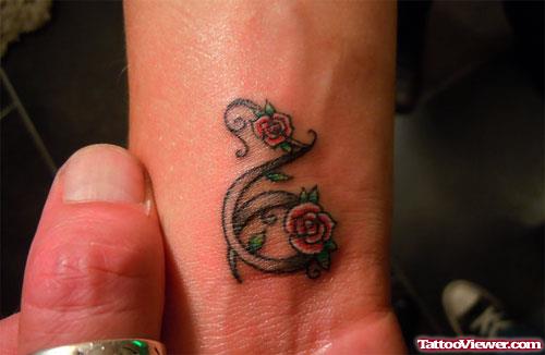 Small Capricorn Tattoo On Wrist