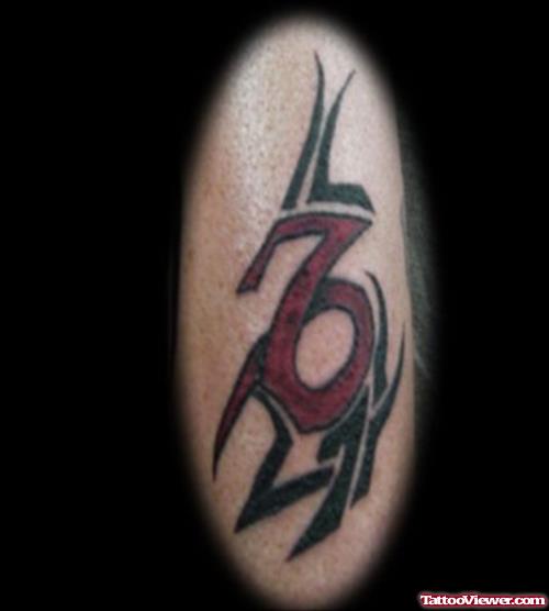 Tribal And Capricorn Zodiac Tattoo