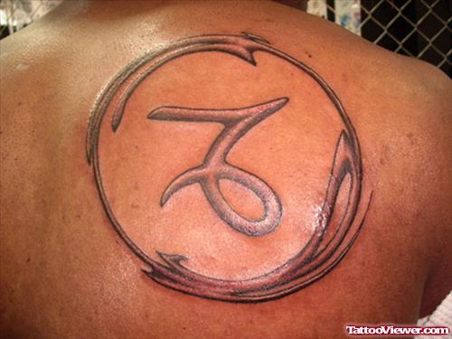 Upperback Capricorn Tattoo
