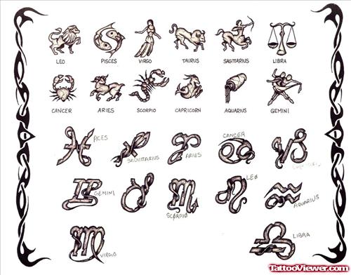 Latest Zodiac Capricorn Tattoos Designs