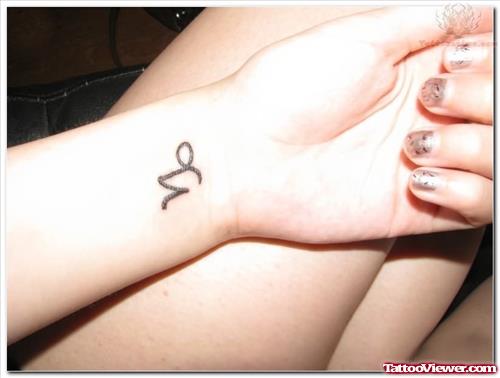 Capricorn Tattoo On Wrist
