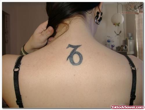 Capricorn Zodiac Tattoo For Girls