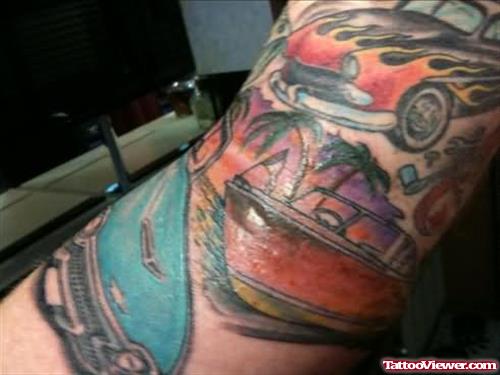 Attractive Car Tattoos