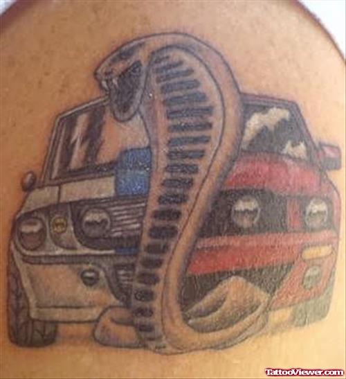Car & Snake Tattoo