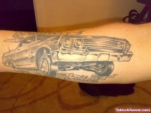 Luxury Car Tattoo