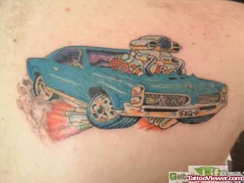 Speed Car Tattoo