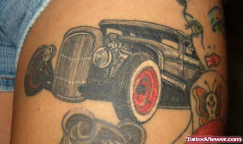 Black Car Tattoo