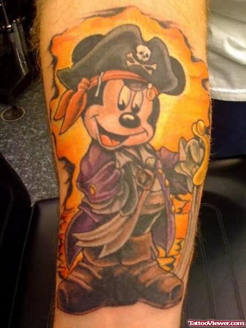 Pretty Mickey Mouse Tattoo
