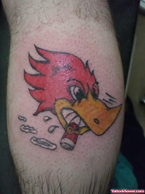 Woody Woodpecker Tattoo