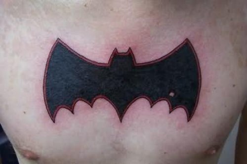 Batman Cartoon Tattoo
