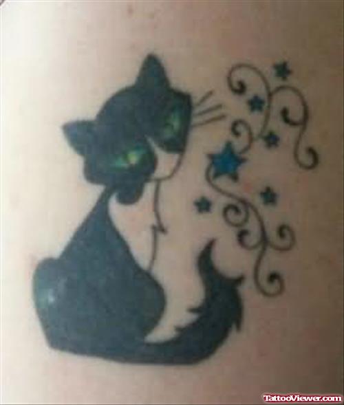 Cute Cat Tattoo Picture
