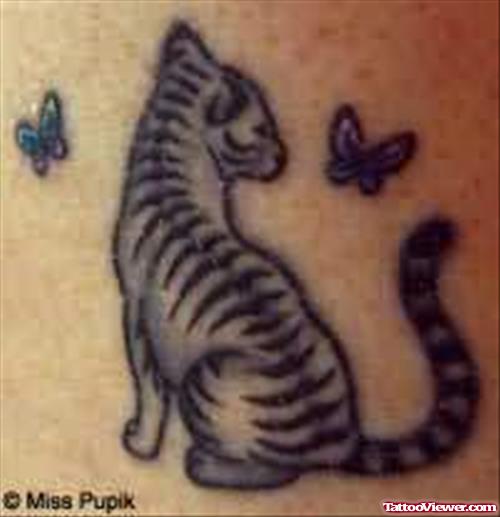 Cat Tattoo Design Ink