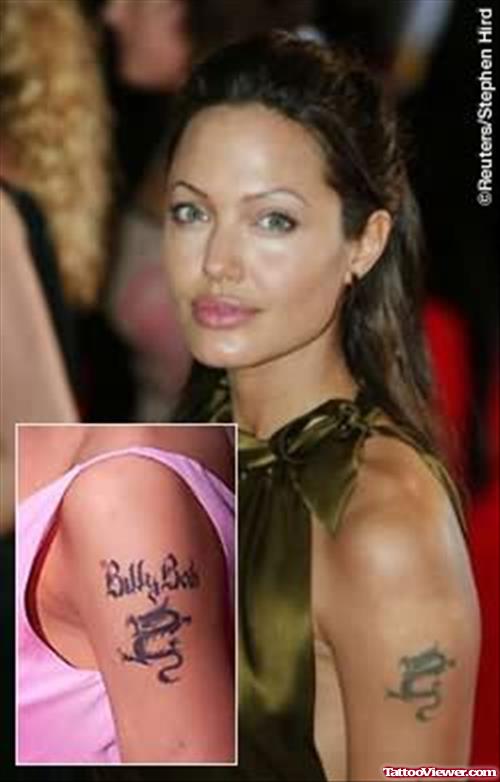 Angelina Jolie Billy Tattoo