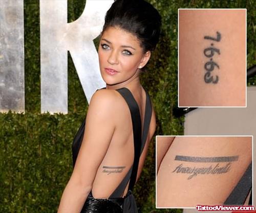 Celebrity Back Tattoos