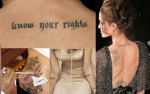 Wonderfull Tattoos For Celebrities