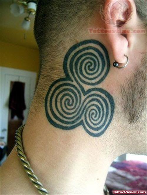 Celtic Tattoos Design On Neck