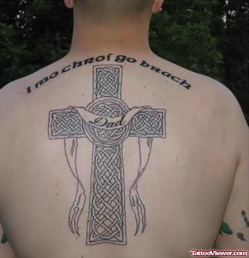 Celtic Dad Tattoo Designs on Back