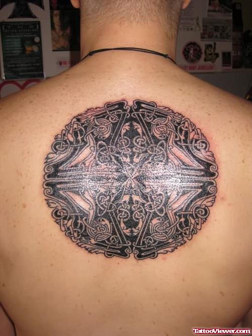 Celtic Circle Tattoo For Back