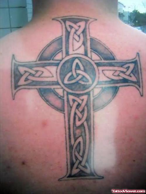 Celtic Cross Tattoo Designs on Back