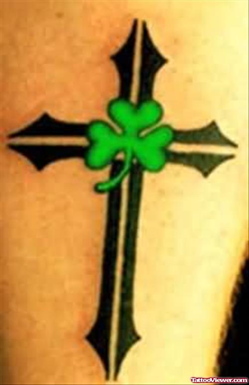 Fantastic Celtic Cross Tattoo
