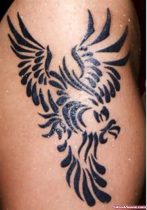 Eagle Celtic Tattoo On Muscles