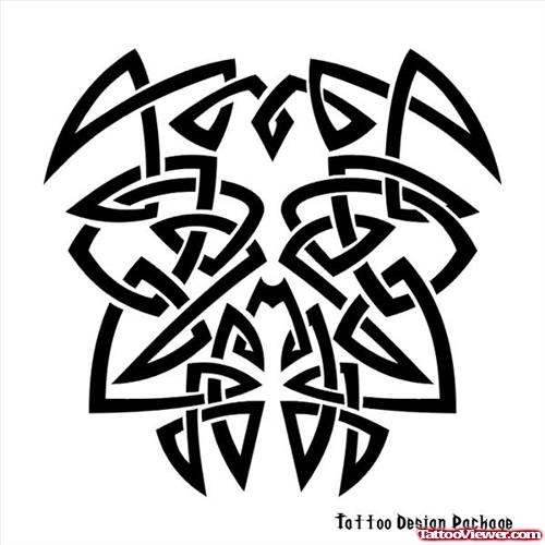 Celtic Tribal Tattoo Design