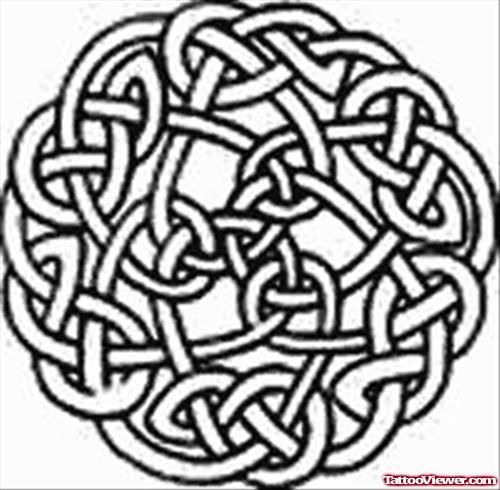 Black Celtic Knot Tattoo