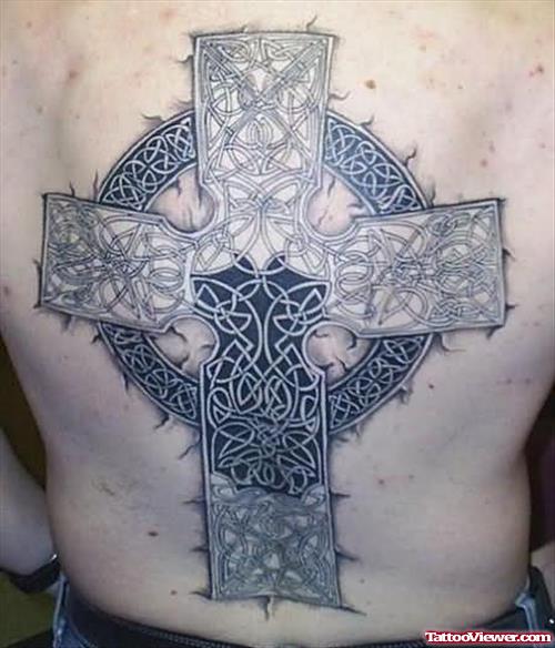Celtic Cross Designs Tattoo  on Back