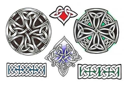 Cool Celtic Cross Tattoos Design