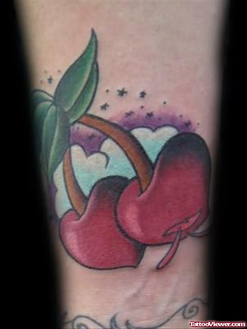 Cherry Tattoo On Arm