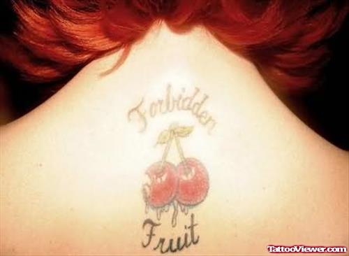 Forbidden Fruit - Cherry Tattoo