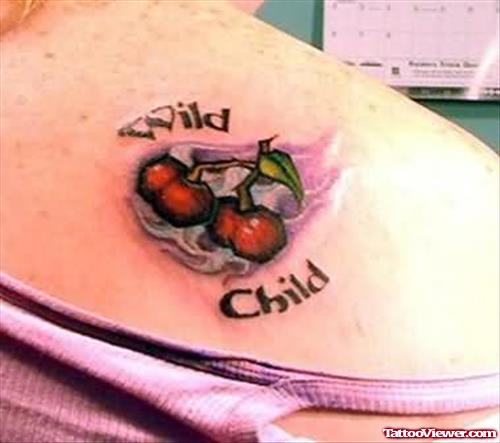 Cherry Wild - Child Tattoo