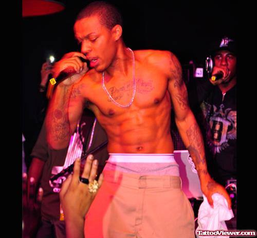 Bow Wow Guvernment Chest Tattoo