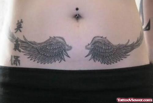 Wings Chinese Tattoo