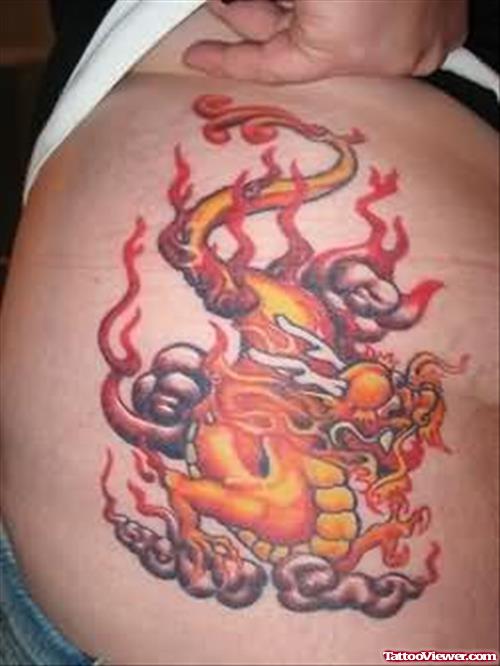 Fire Chinese Tattoo